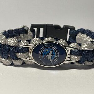Minnesota Timberwolves NBA Paracord Bracelet NEW